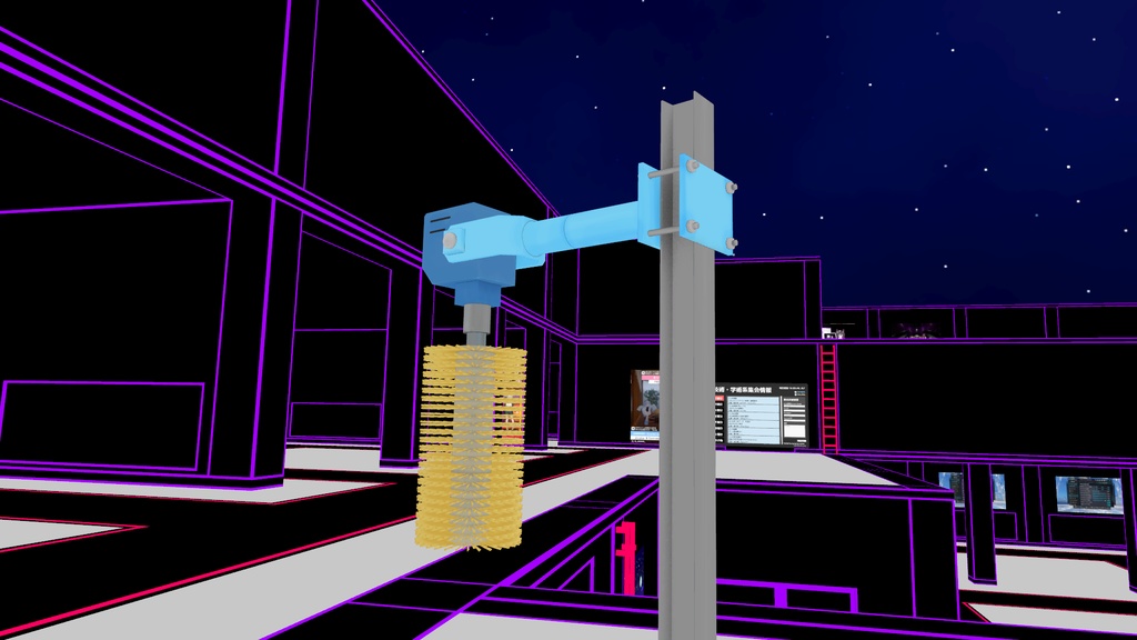 【VRCギミック】AutoBrush【全自動牛用回転ブラシ】