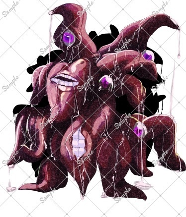 「血塗られた舌」　ニャルラトホテプ化身　CoC　立ち絵