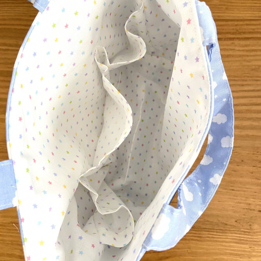 ハンドメイド バッグインバッグ