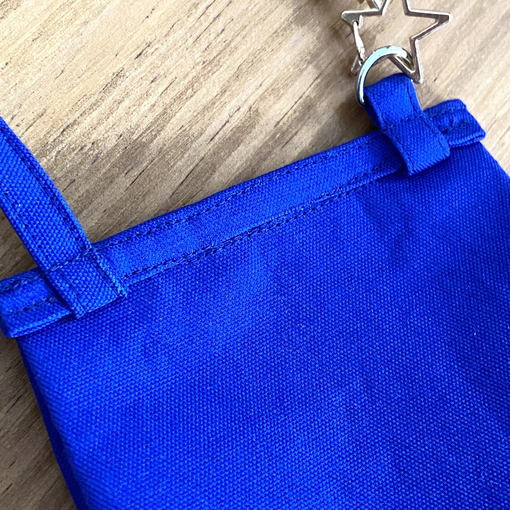 ハンドメイド カバンにも付けられるポーチ 星型ナスカン