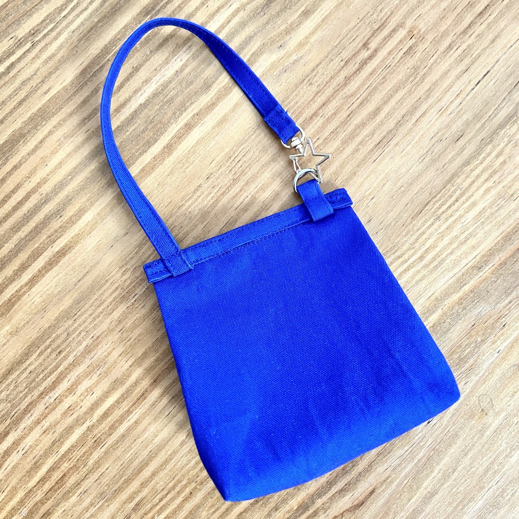 ハンドメイド カバンにも付けられるポーチ 星型ナスカン