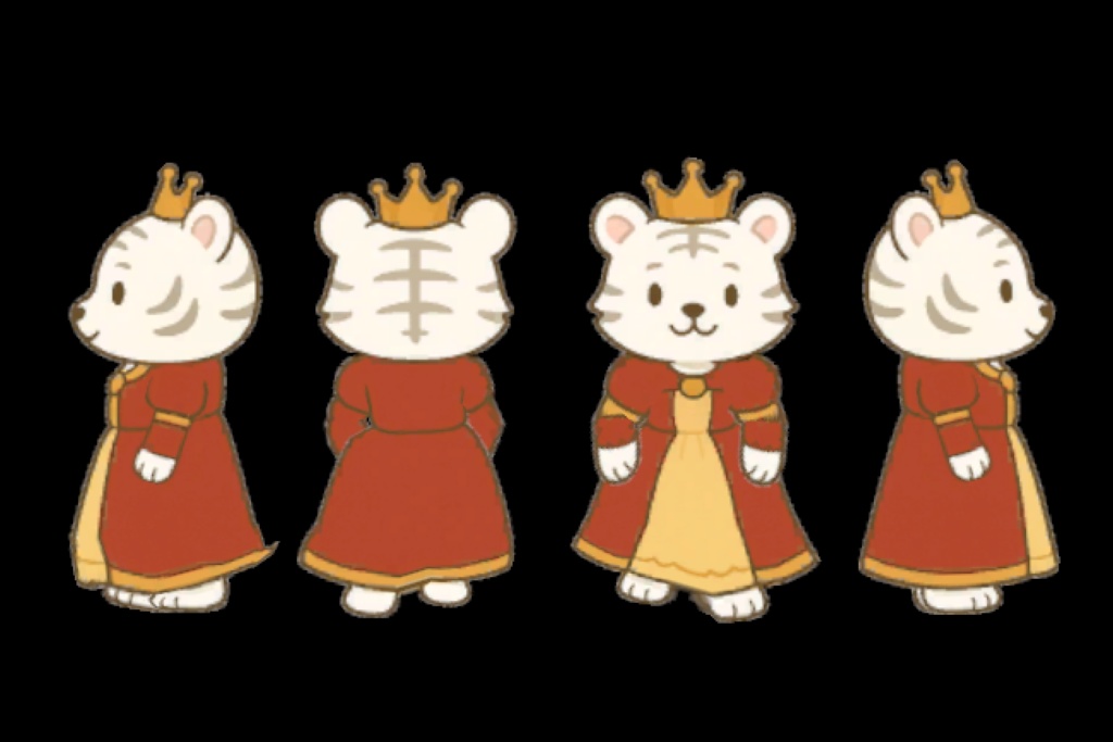 Unity用2Dキャラクター素材 TigerQueen（SpriteSkin対応・4方向歩行）