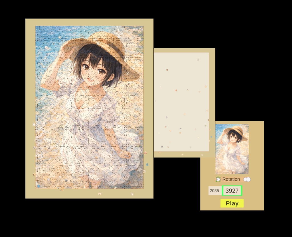 Unity用ジグソーパズルTemplate