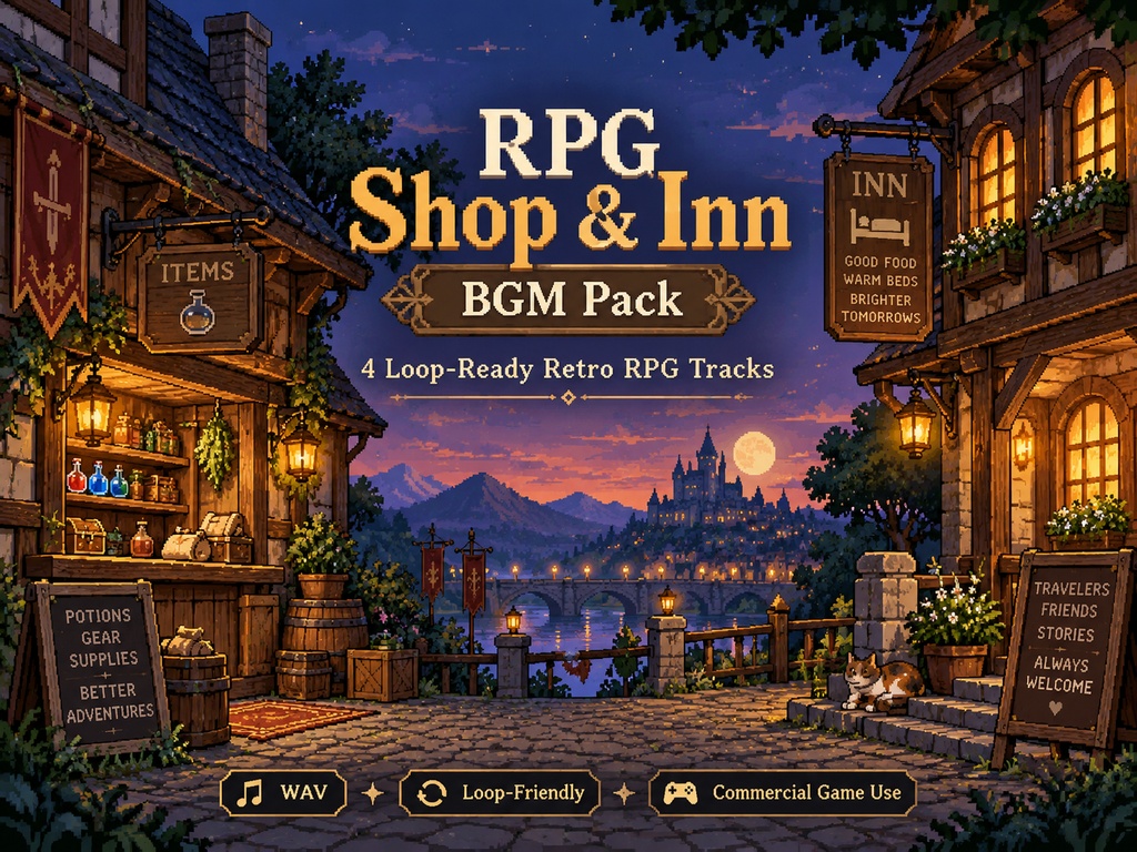 RPG Shop & Inn BGM Pack