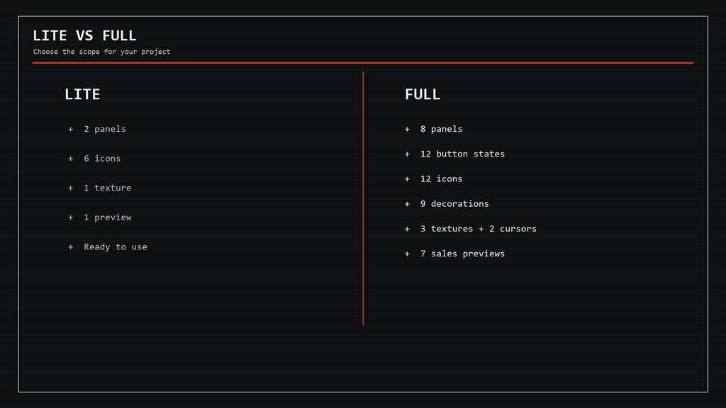 Analog Horror Investigation UI Kit|ホラー・推理ゲーム向けUI素材