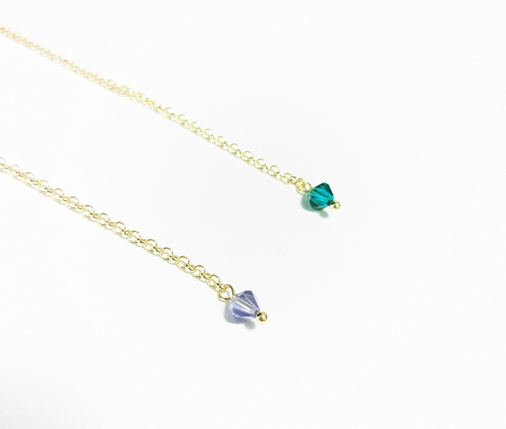 鯉月ロングピアス&ノンホールピアス