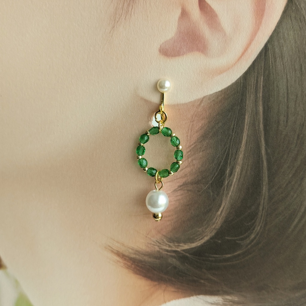 鯉月イヤリング