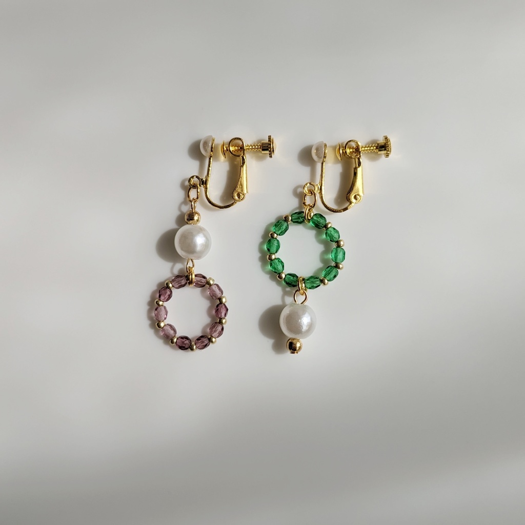 鯉月イヤリング