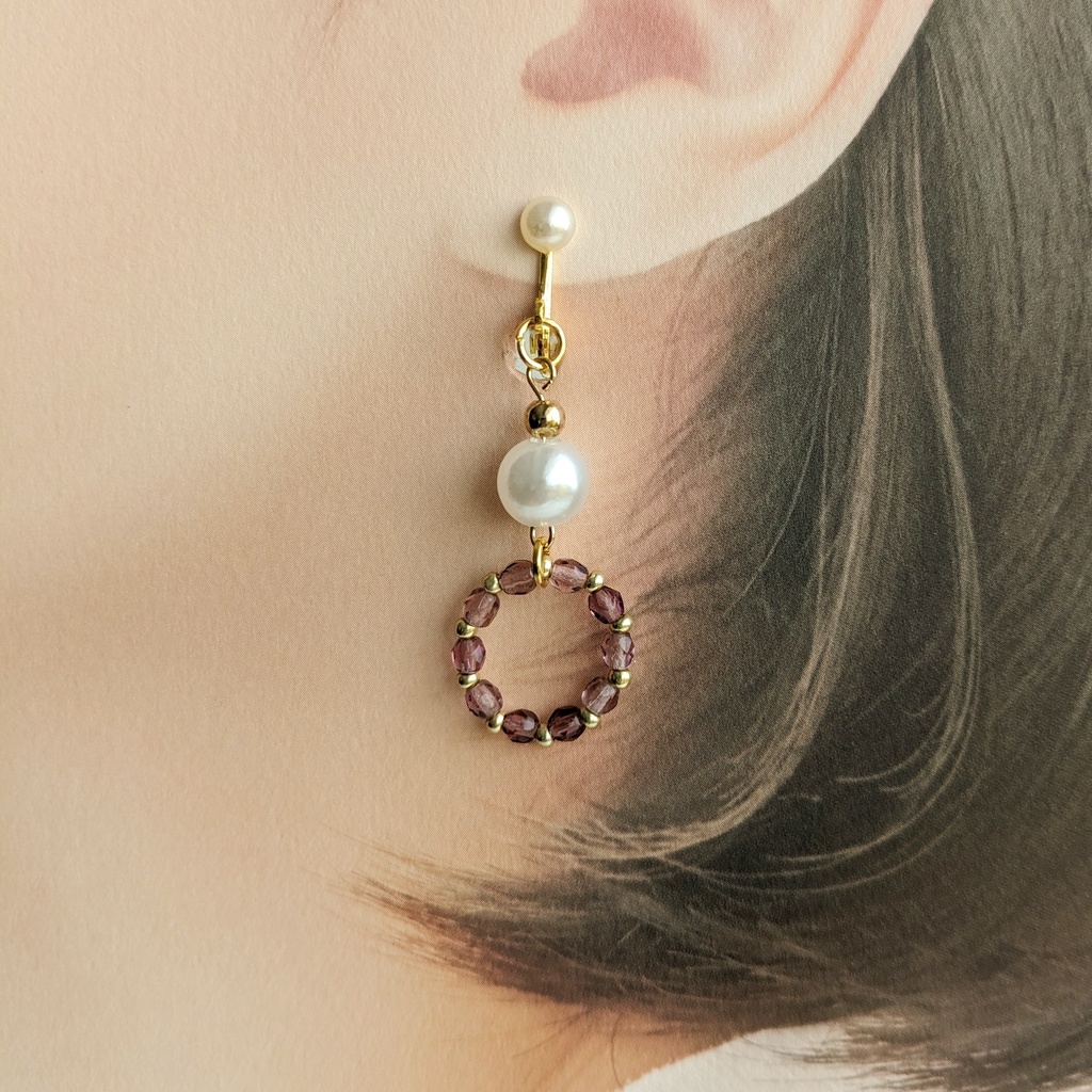 鯉月イヤリング