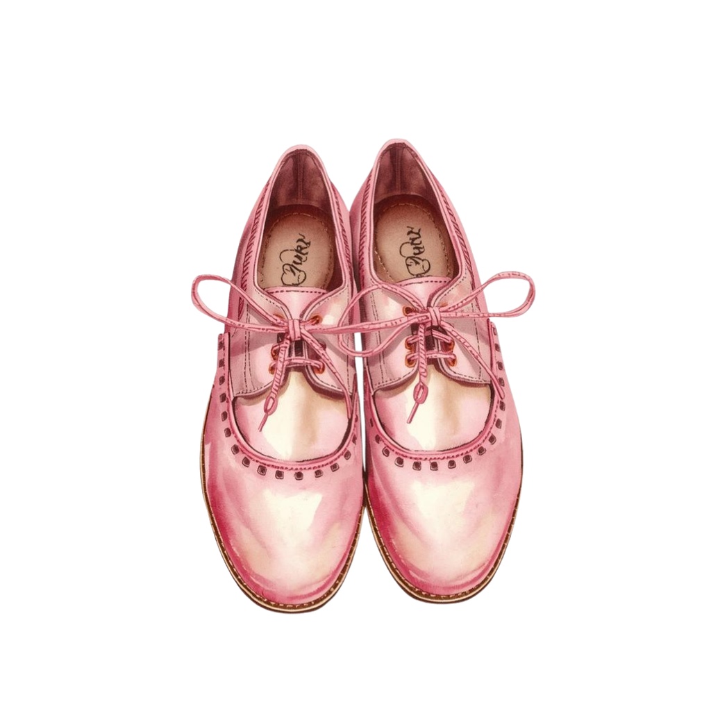 水彩アンティーク旅シリーズ/ピンクの可愛いクリップアート PNG(全8種)