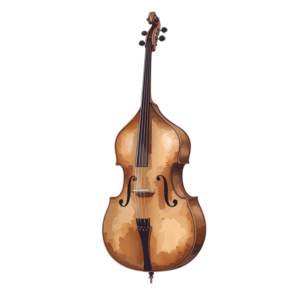 水彩アンティーク楽器クリップアートセット|オーケストラシリーズ(全12種)PNG