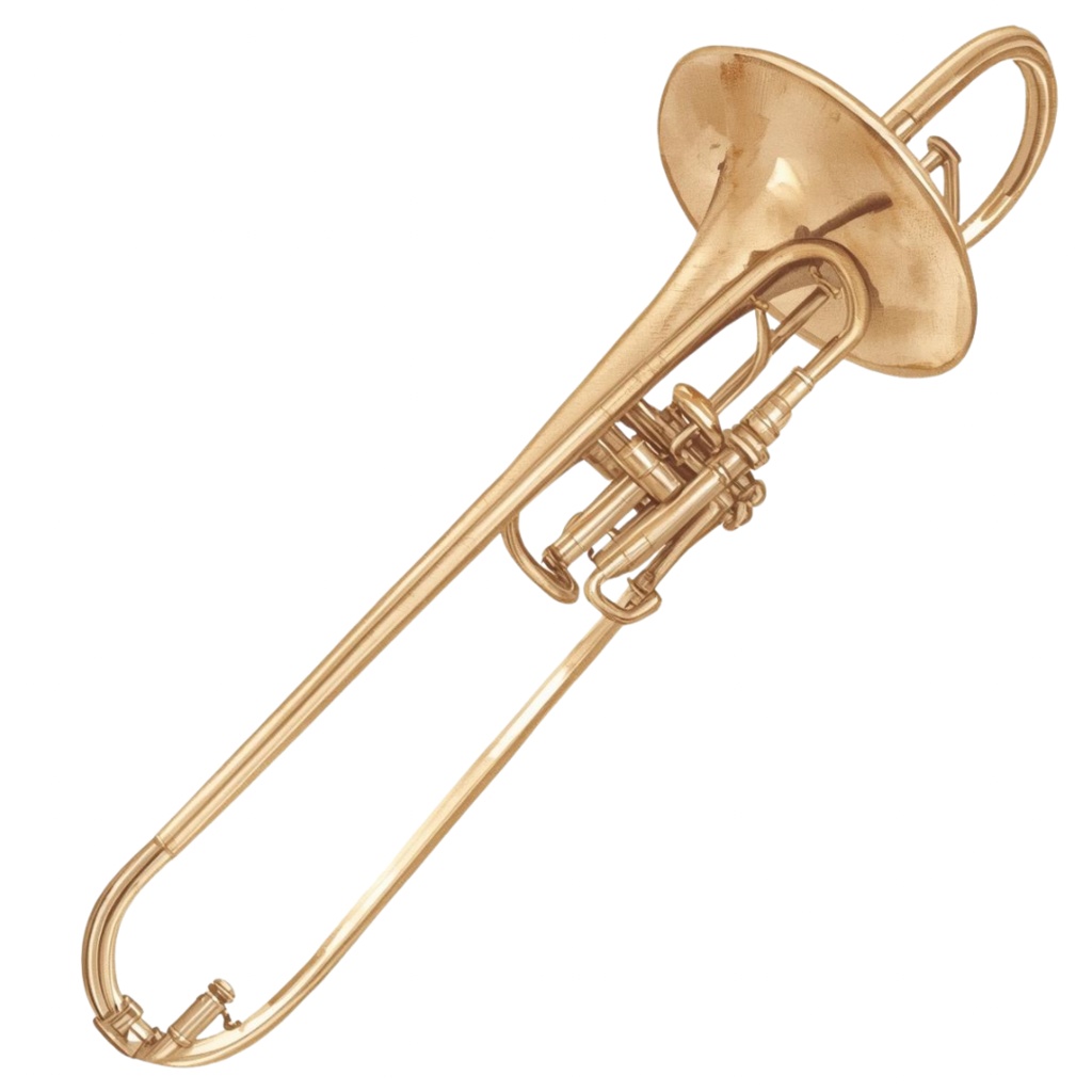 水彩アンティーク楽器クリップアートセット|オーケストラシリーズ(全12種)PNG