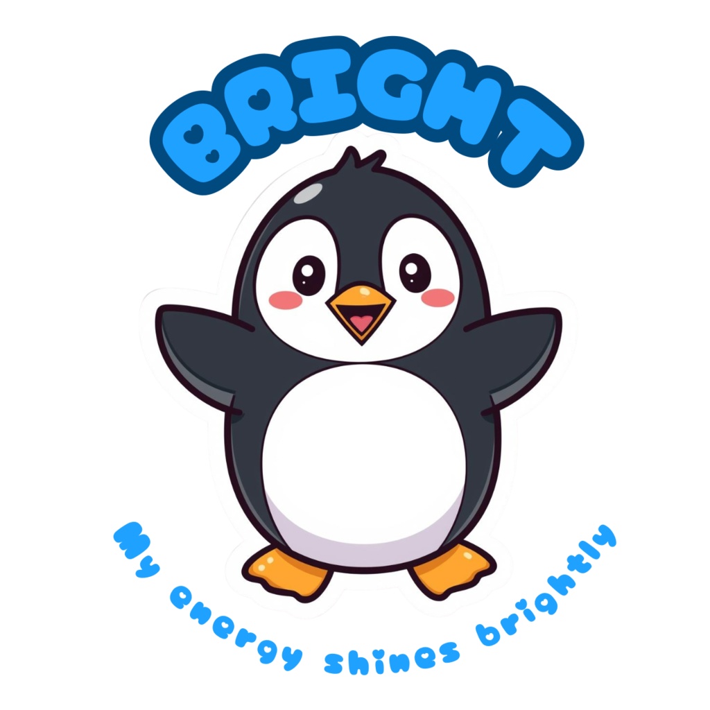 🌟ペンギンのアファメーションステッカーセット🐧✨