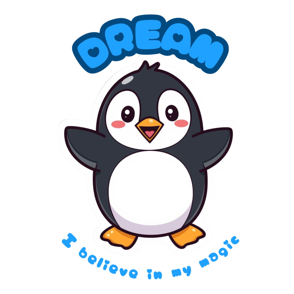 🌟ペンギンのアファメーションステッカーセット🐧✨