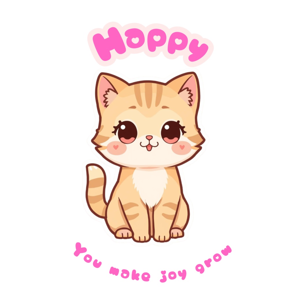 🐾 80枚デジタルステッカー やさしい言葉に癒される♡ ネコのアファメーション(PNG 透過 圧縮ZIP) 🐾