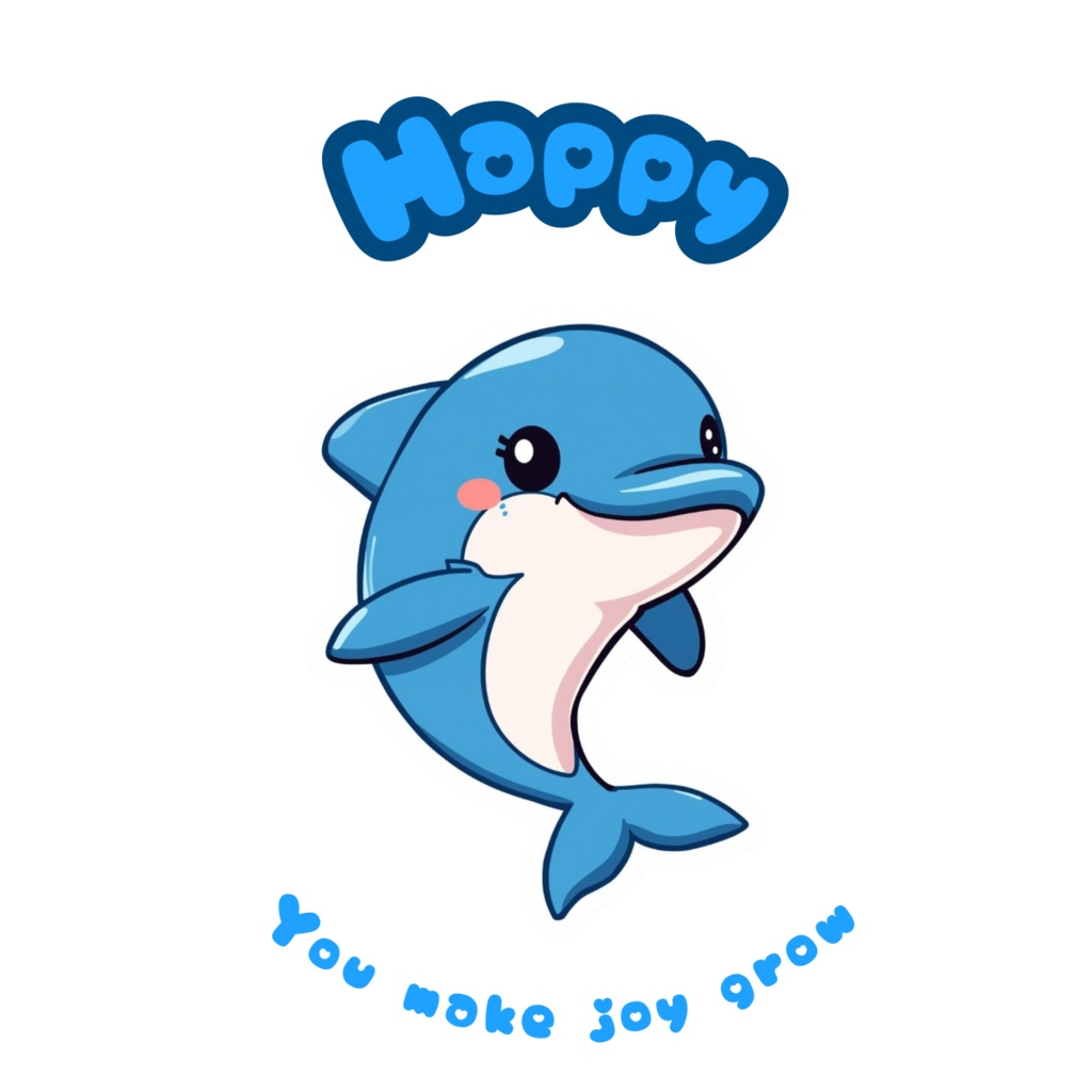 🐬 80枚デジタルステッカー|イルカのアファメーション(PNG透過・ZIP圧縮ファイル)