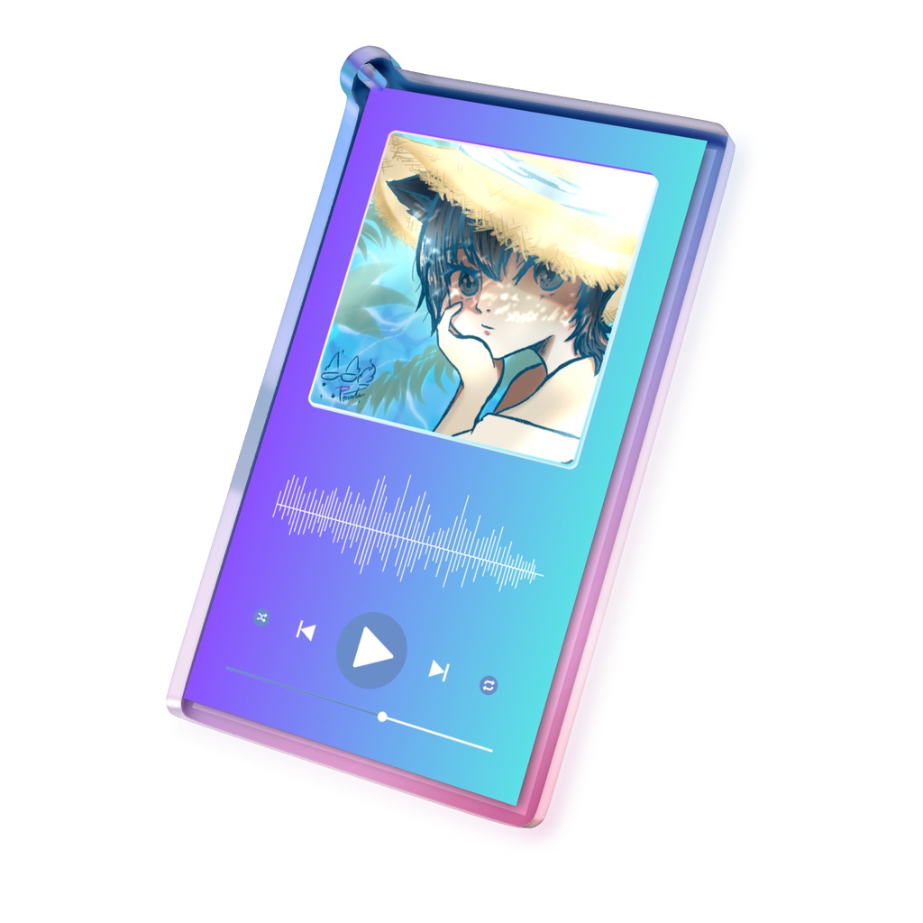 音楽プレイヤー　夏ぽんた