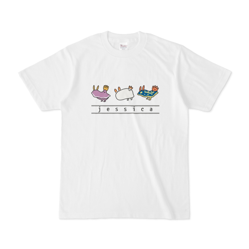 ウミウシTシャツ-ホワイト