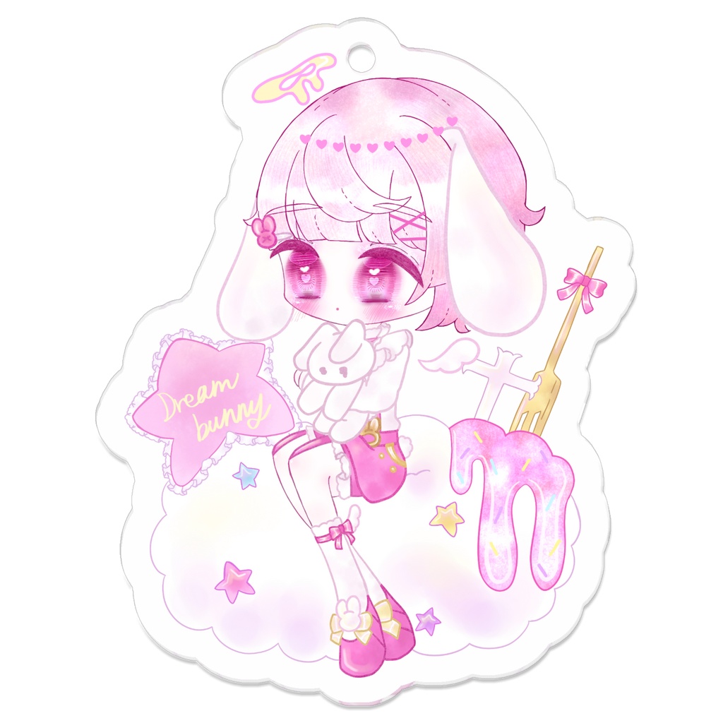 ゆめうさぎアクキー