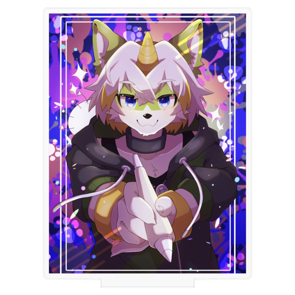 【VTuber活動2周年記念】『描きたいが止まらない』【アクリルフィギュア】