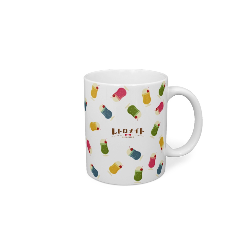 レトロメイト＊マグカップ クリームソーダmix