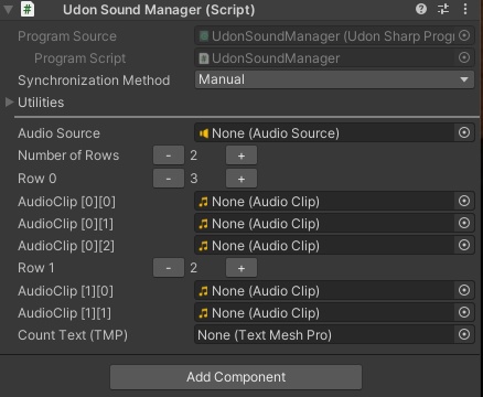 【無料あり】UdonSoundManager VRChat UdonSharp用スクリプト