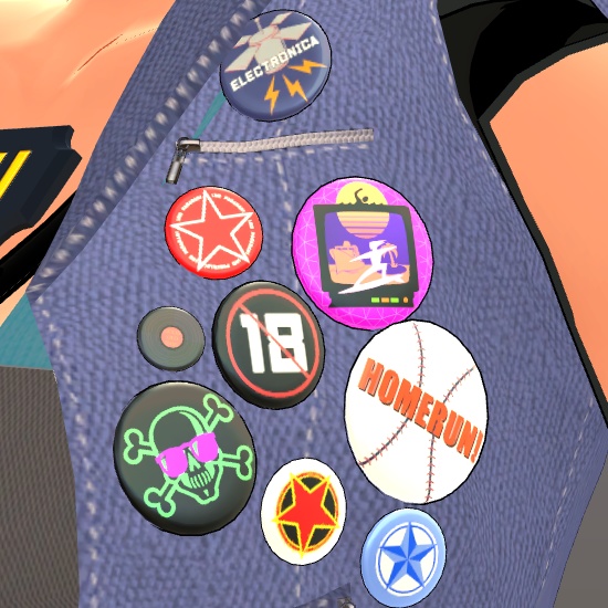 3D缶バッジ用テクスチャ