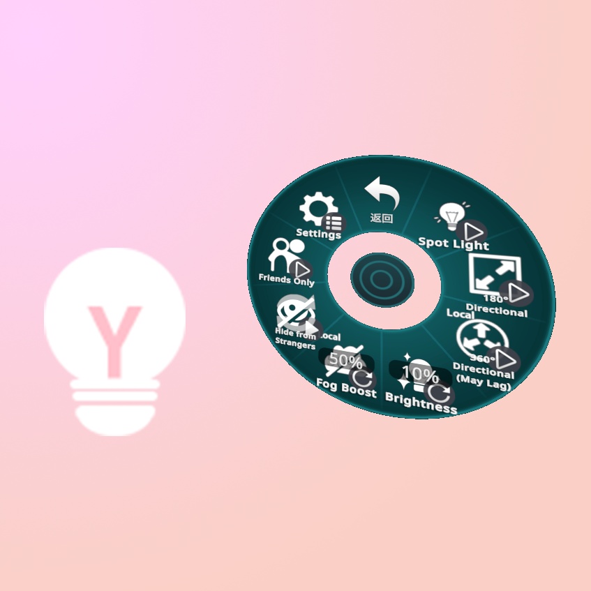 Yuki's Game Light - VRCのゲームワールドの画面を明るくすることに特化したプラグイン
