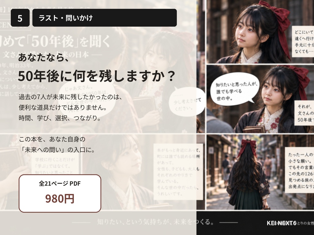 別冊|100年前から未来を見る旅 COMPLETE EDITION|KEI NEXT6