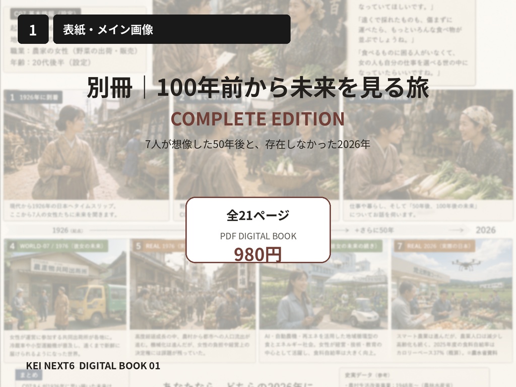 別冊|100年前から未来を見る旅 COMPLETE EDITION|KEI NEXT6