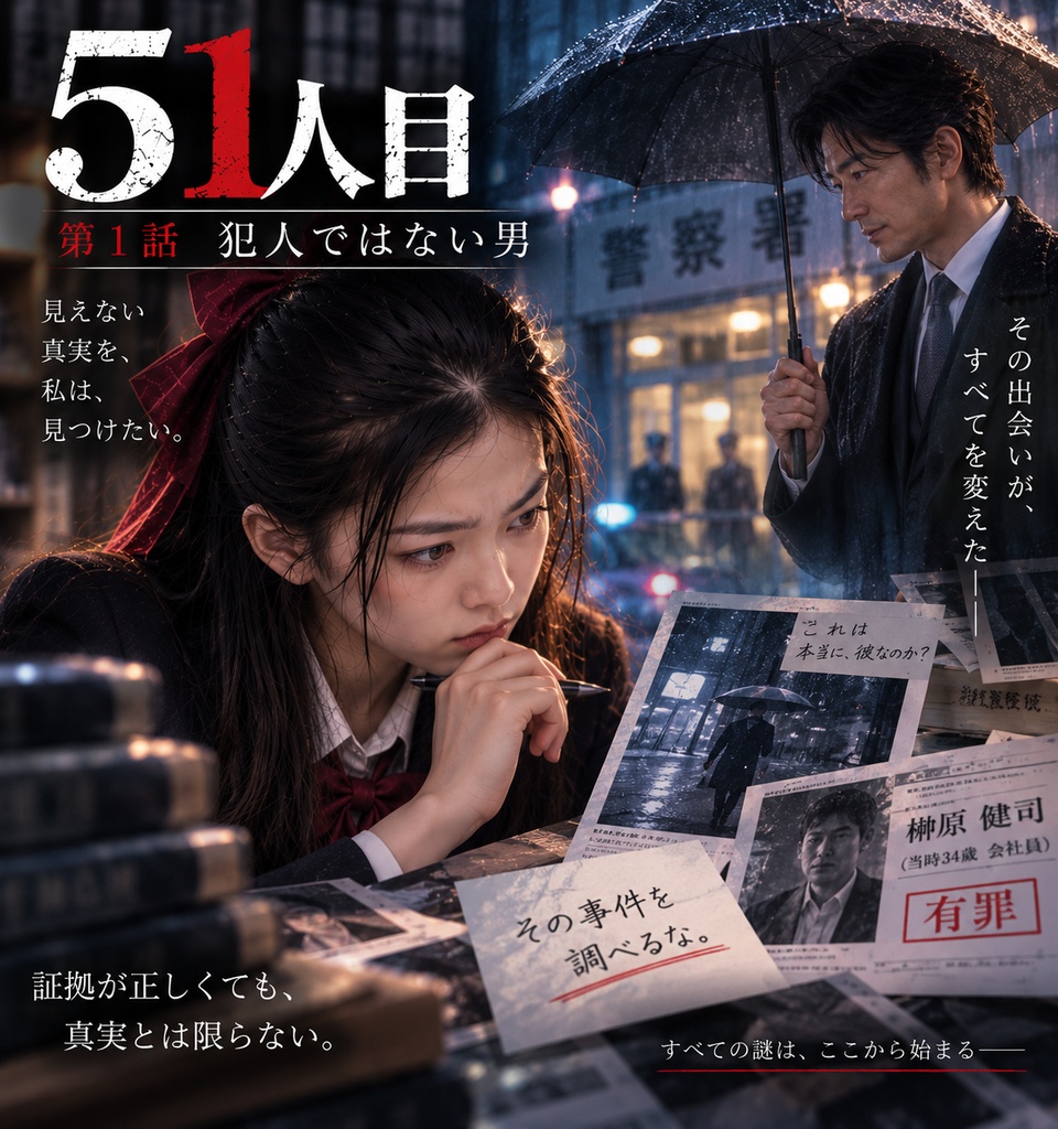 『51人目』CASE FILE 01|犯人ではない男【ミステリー小説・PDF版】