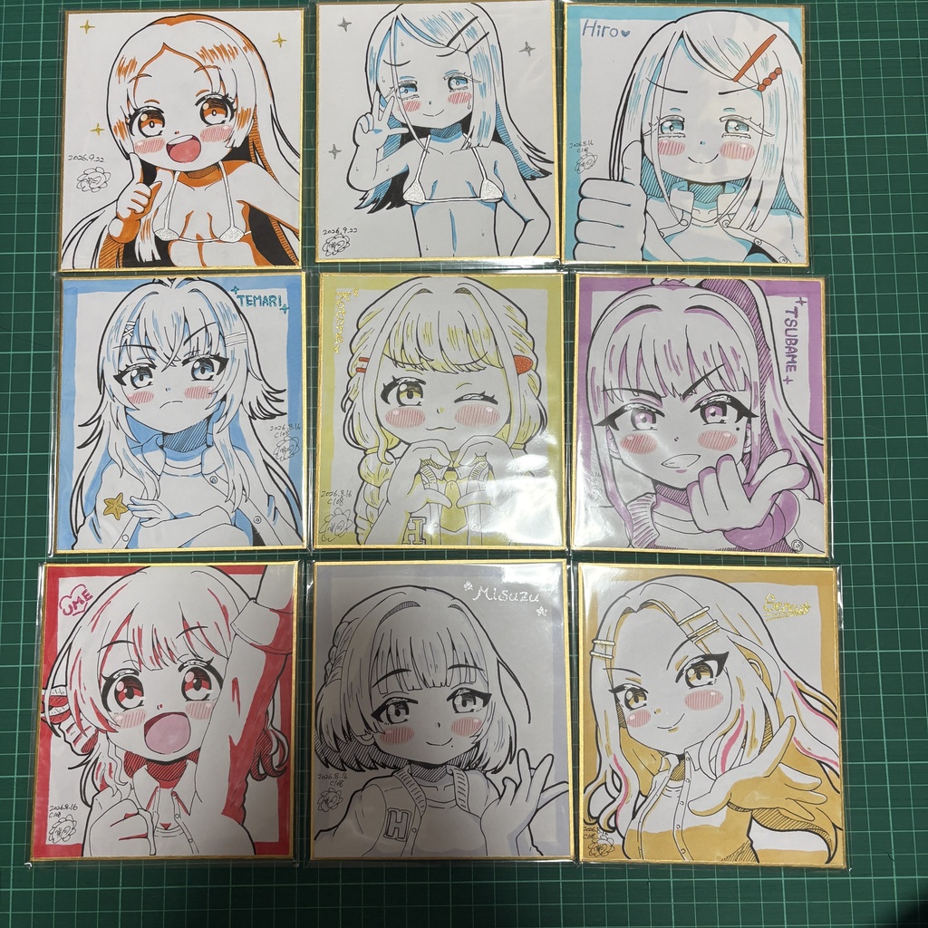 学園アイドルマスター 色紙