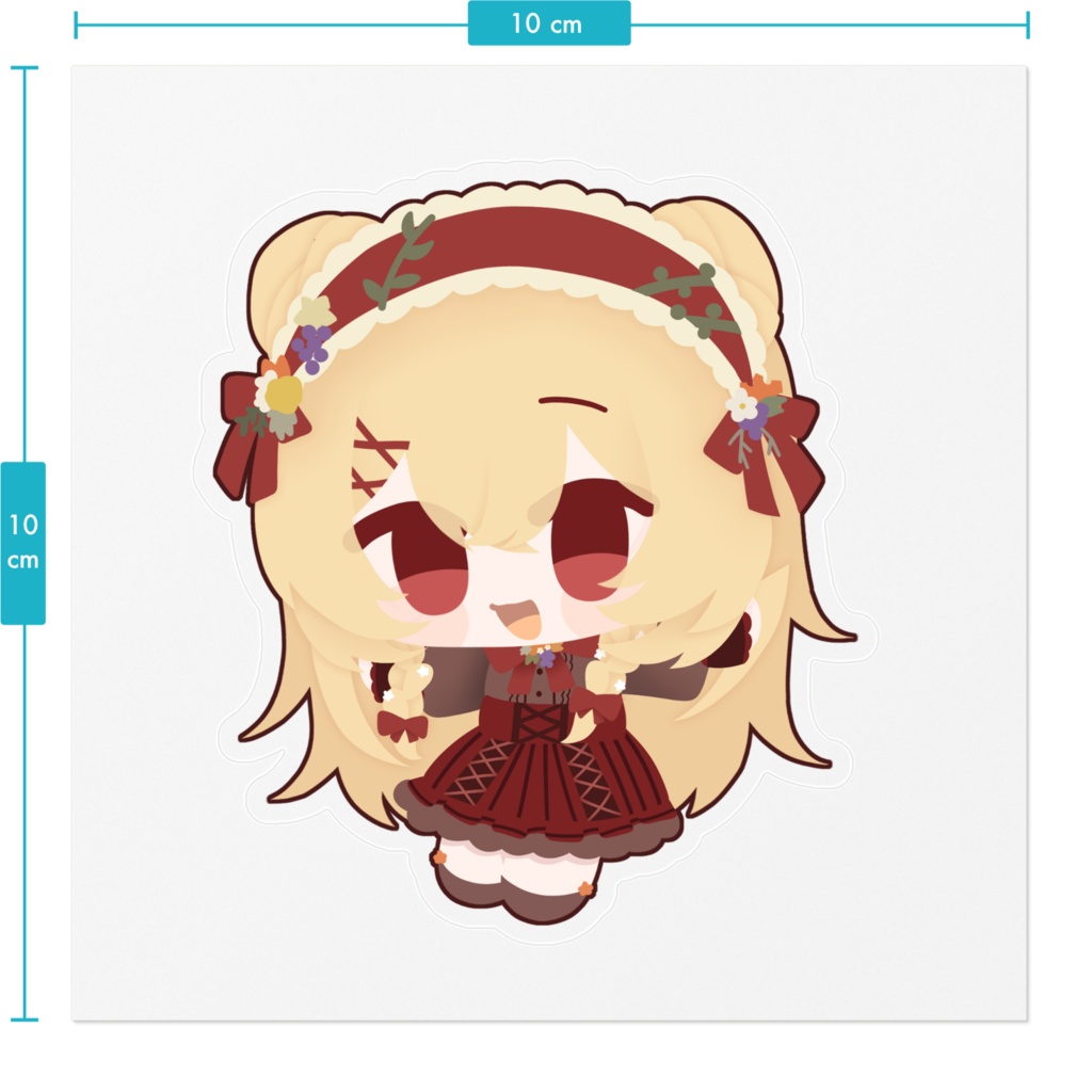 日向かえで ステッカー②【デビュー記念グッズ】