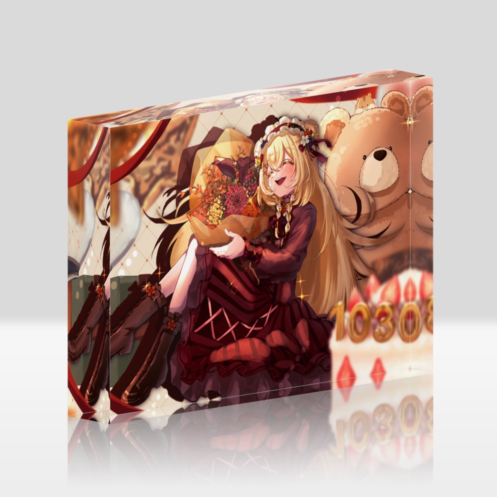 日向かえで 2024年誕生日グッズ《アクリルブロック》