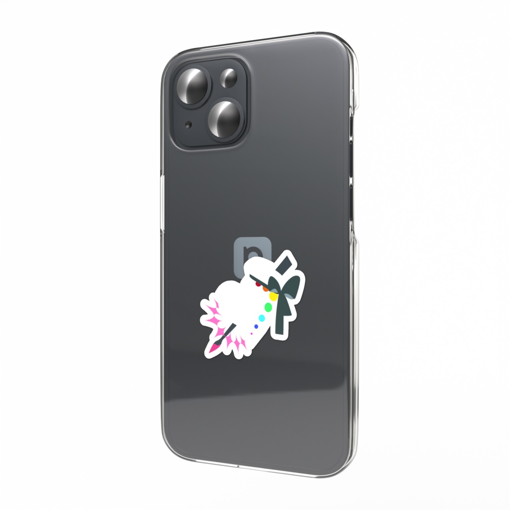 【3種あり】色々いろスマホステッカー【ロゴ/デフォルメキャラ/ネームロゴ】