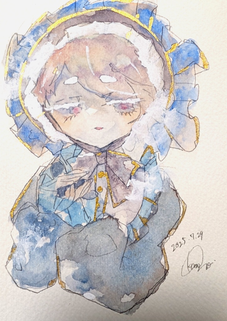 「霧につつまれる」