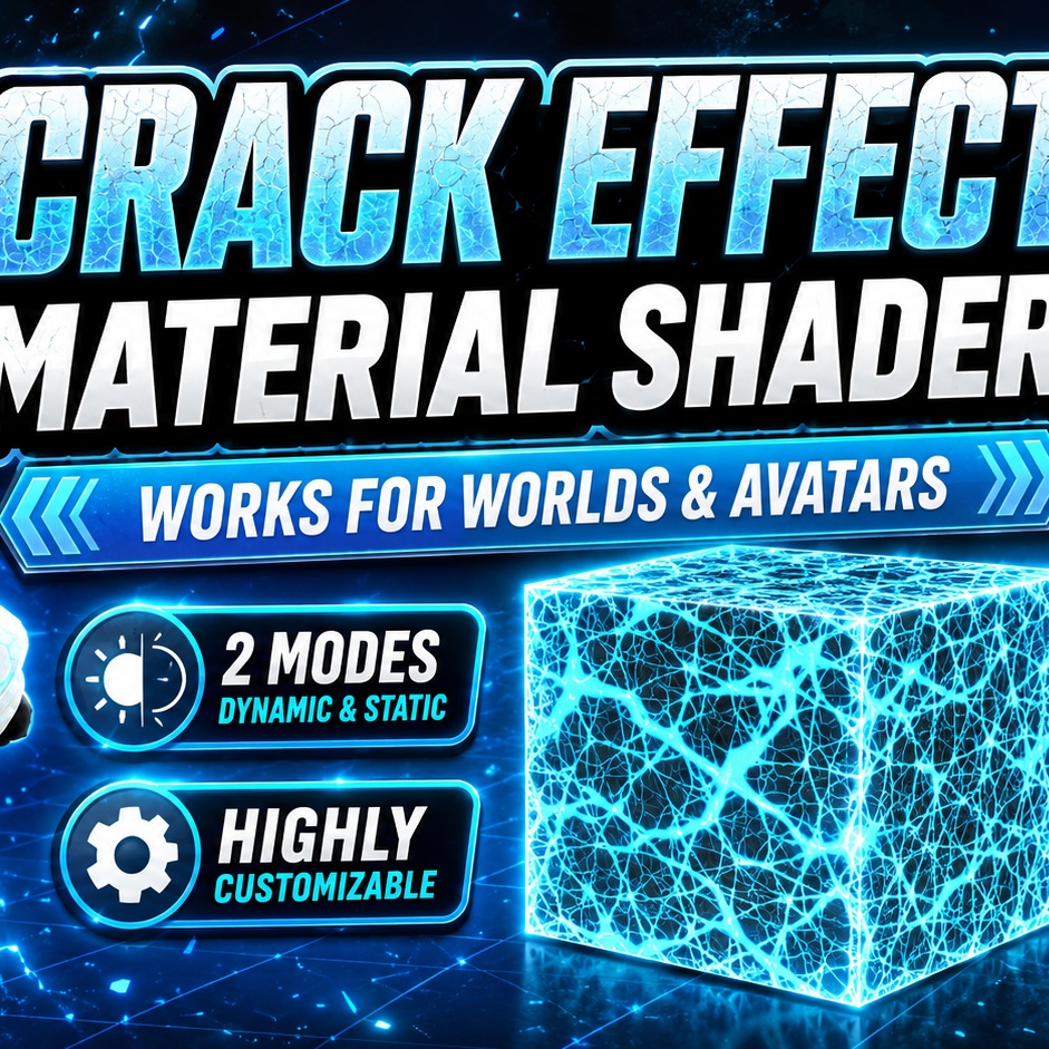 VRChat Crack Effect Material | Avatars & Worlds