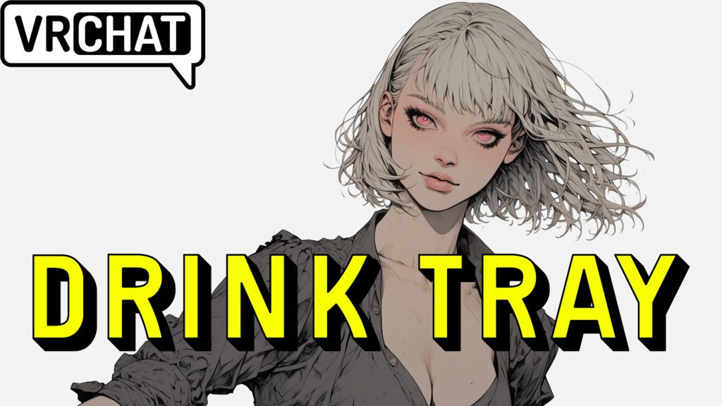 VRChat Drink Tray World Asset