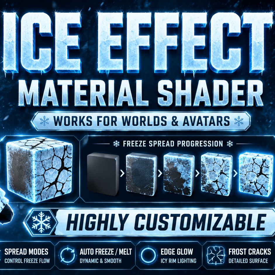 VRChat Freeze Effect Material | Avatar & Worlds