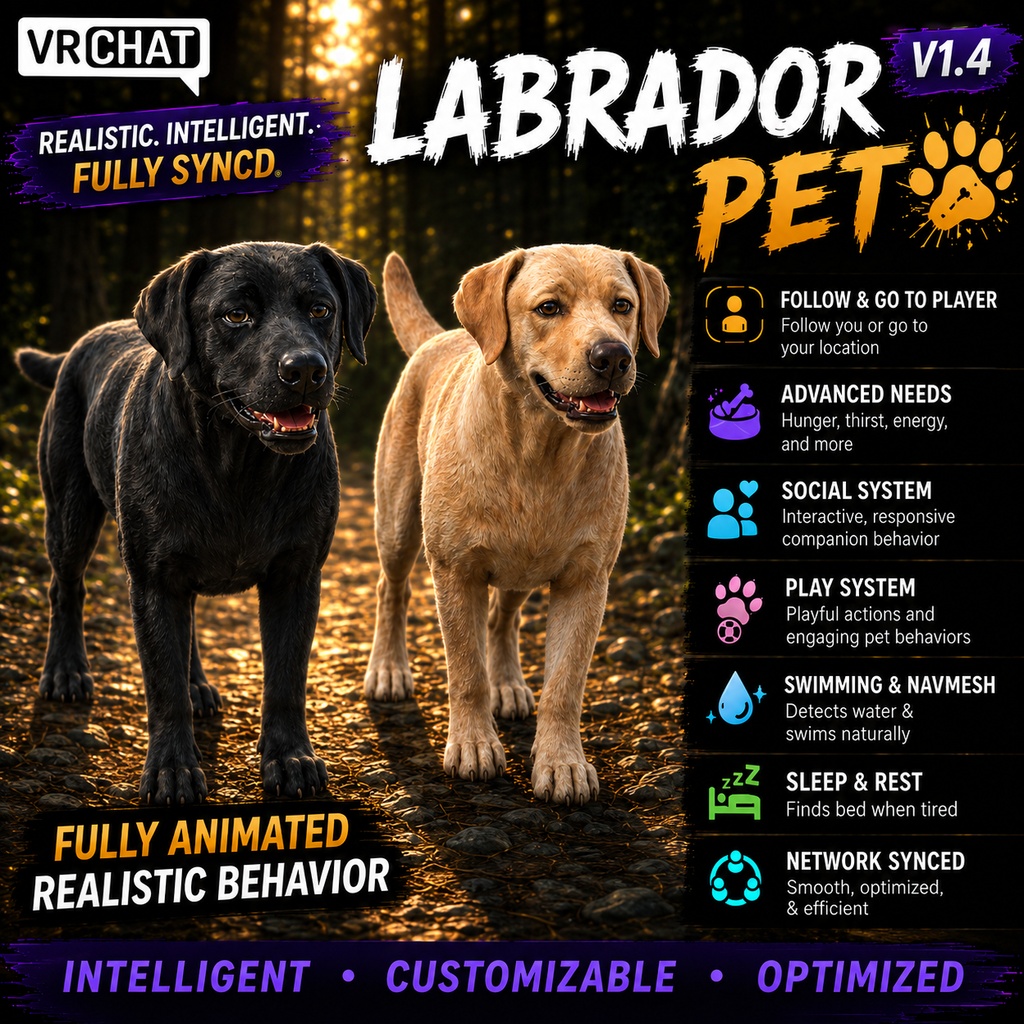 VRChat Labrador Pet