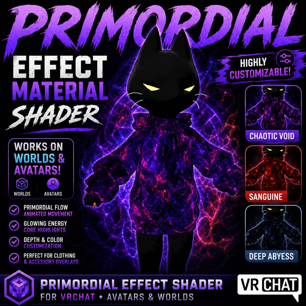 Primordial Effect Material Shader | Avatar & Worlds