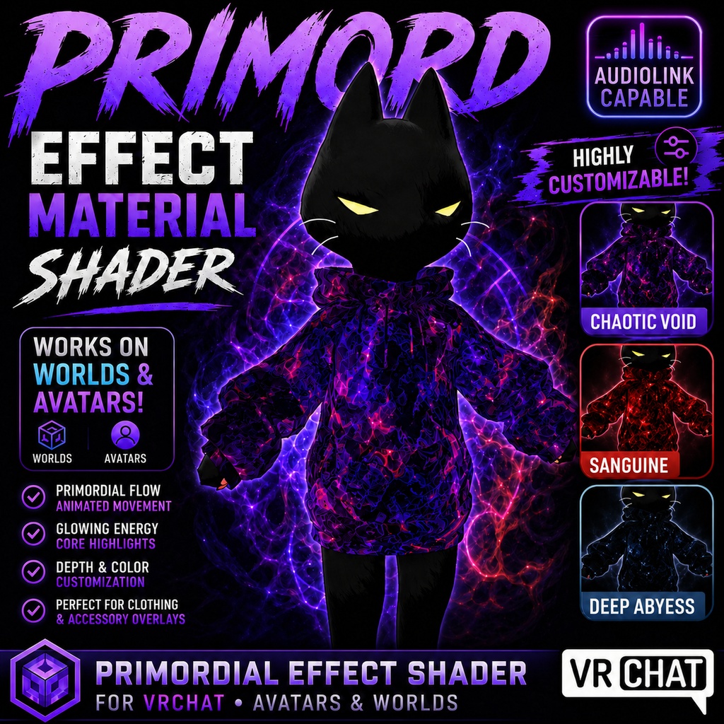 Primordial Effect Material Shader | Avatar & Worlds