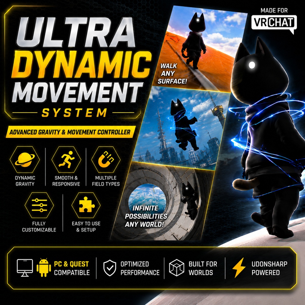 VRChat Ultra Dynamic Movement System