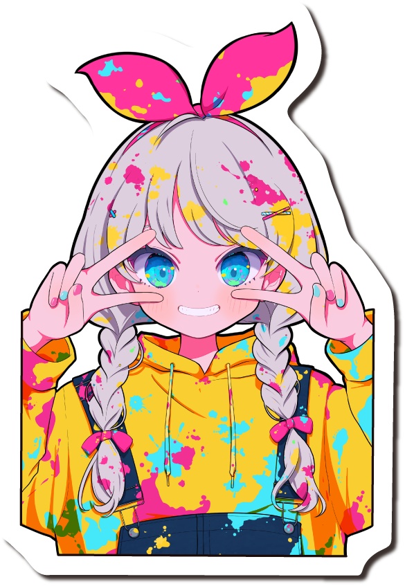 ステッカー　CMYK