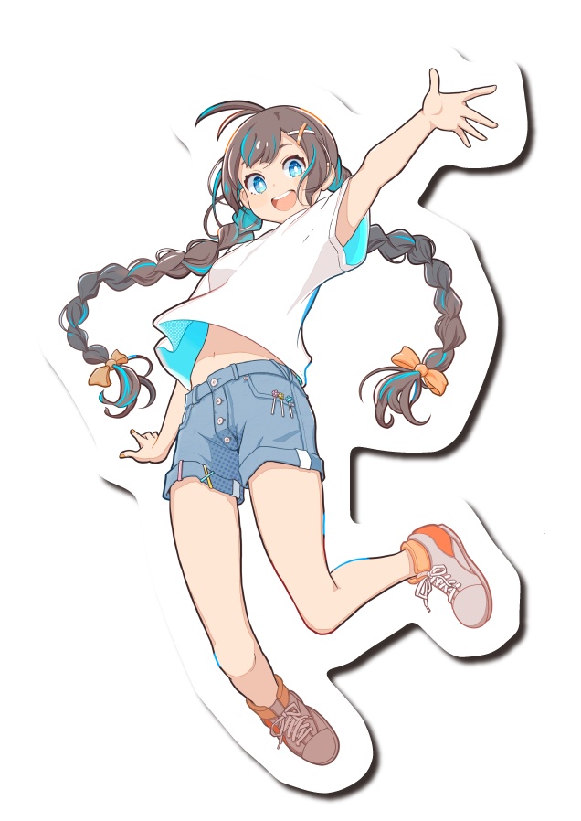 ステッカー　ジャンプ！