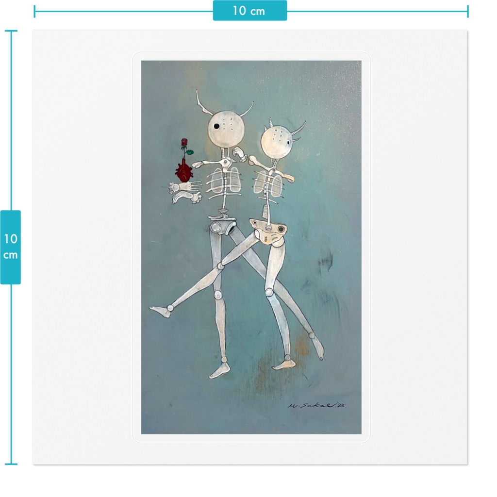 重ねて共に ステッカー