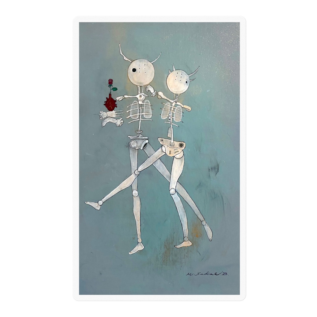 重ねて共に　ステッカー