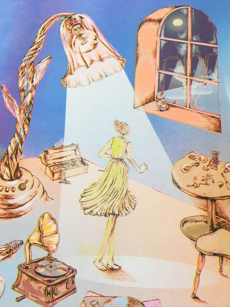 "VEIW FROM HER ROOM"リソグラフ作品『room2』