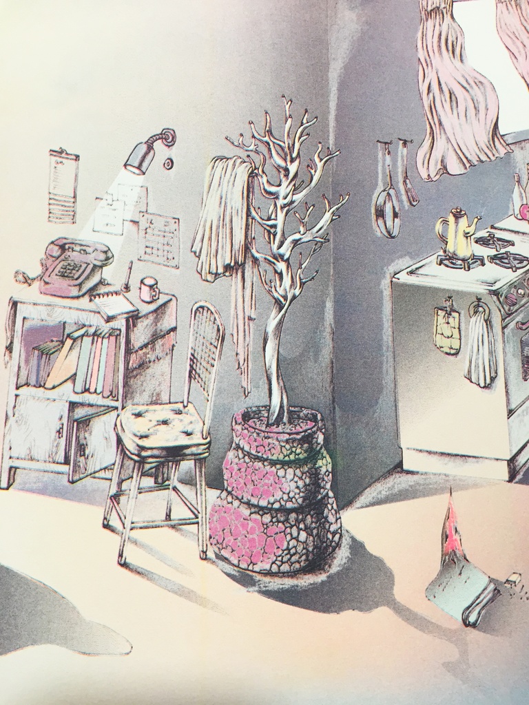 "VEIW FROM HER ROOM"リソグラフ作品『room3』