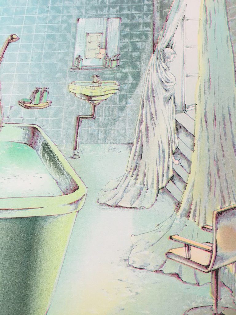 "VEIW FROM HER ROOM"リソグラフ作品『room4』